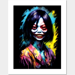 Kuchisake-Onna Japanese Horror Legend Posters and Art